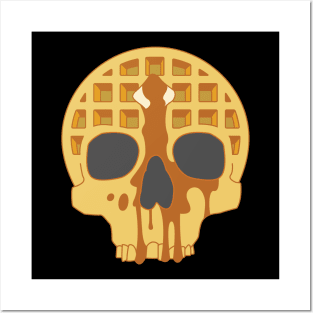 Waffle Skull Posters and Art